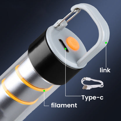 🔥 Multifunctional Super Bright USB Rechargeable Camping Flashlight