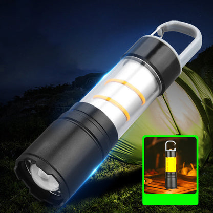🔥 Multifunctional Super Bright USB Rechargeable Camping Flashlight