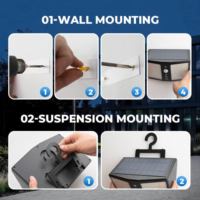 Outdoor Waterproof Solar Lights with Motion Sensor