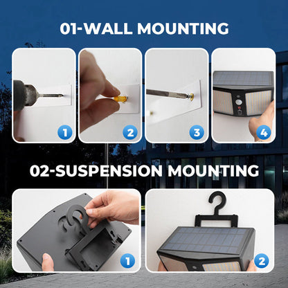 Outdoor Waterproof Solar Lights with Motion Sensor