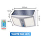 Outdoor Waterproof Solar Lights with Motion Sensor