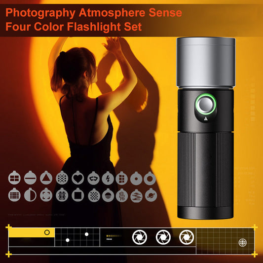 Photography Atmosphere Sense Four Color Flashlight Set