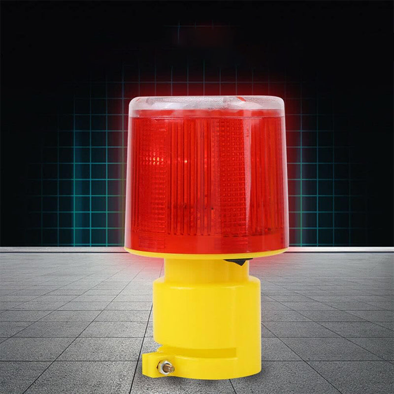 Solar-Powered Strobe Warning Light