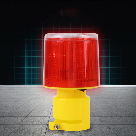 Solar-Powered Strobe Warning Light