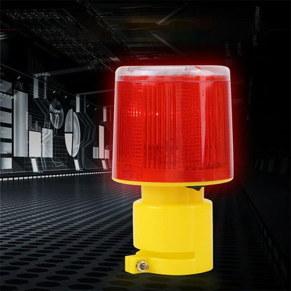 Solar-Powered Strobe Warning Light