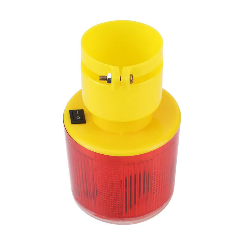 Solar-Powered Strobe Warning Light