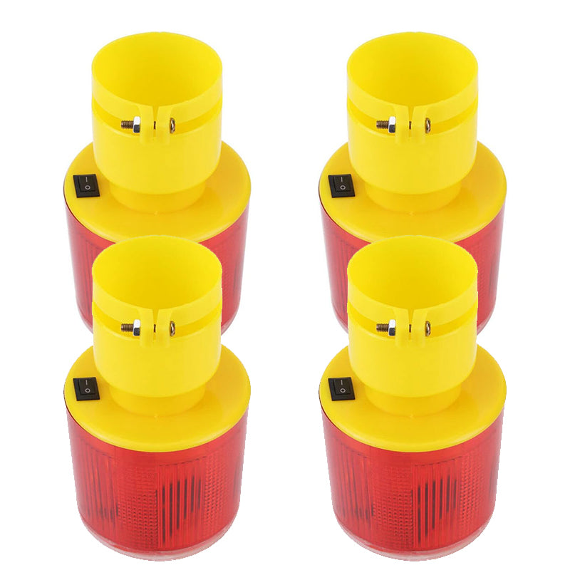 Solar-Powered Strobe Warning Light