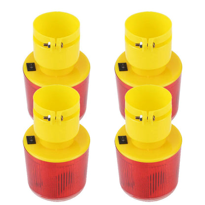Solar-Powered Strobe Warning Light