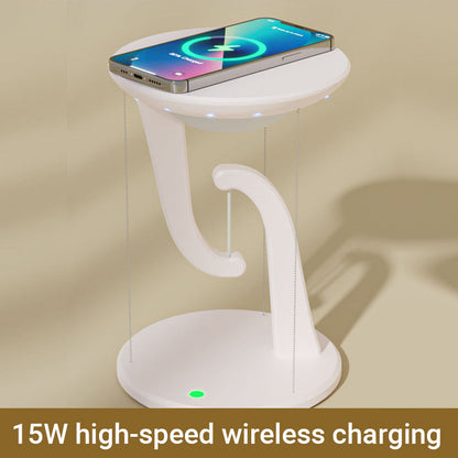 Creative Bedroom Floating Fast Wireless Charging Ambient Light