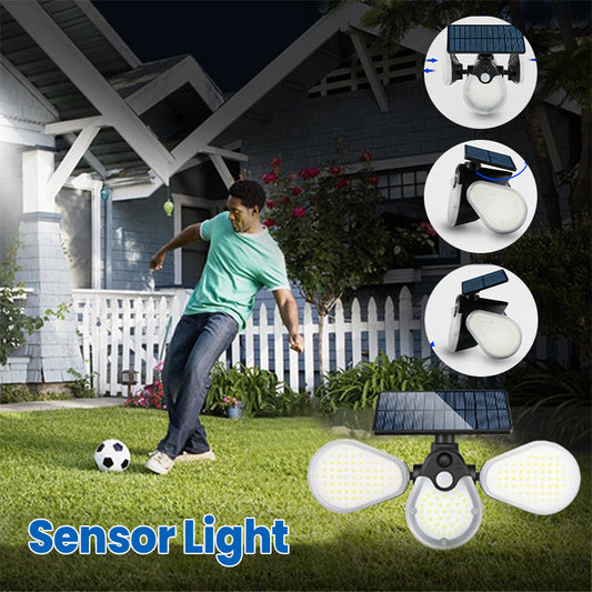 🔥 Tri-Fold Solar Sensor Light