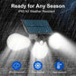 🔥 Tri-Fold Solar Sensor Light