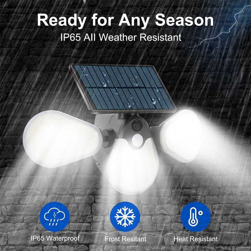 🔥 Tri-Fold Solar Sensor Light