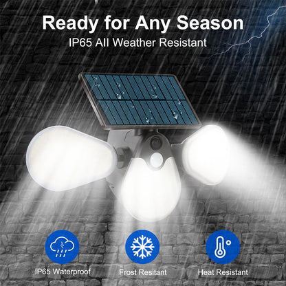 🔥 Tri-Fold Solar Sensor Light