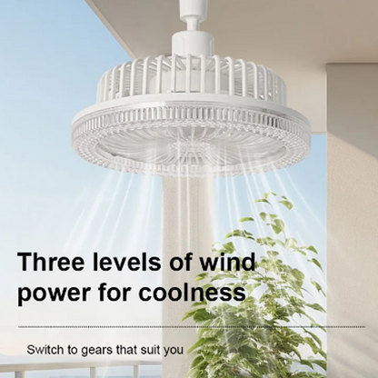 🍃E27 360° Rotating Ceiling Fan with Remote Control