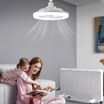 🍃E27 360° Rotating Ceiling Fan with Remote Control