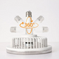 🍃E27 360° Rotating Ceiling Fan with Remote Control
