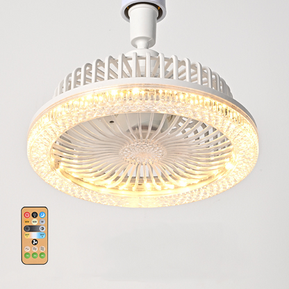 🍃E27 360° Rotating Ceiling Fan with Remote Control