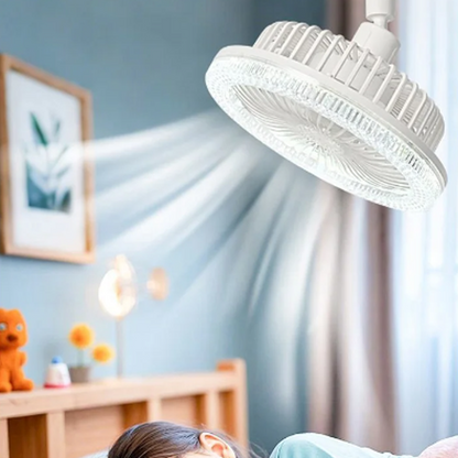 🍃E27 360° Rotating Ceiling Fan with Remote Control