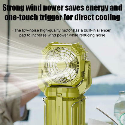💡Solar LED Strong Light Outdoor Fan Lantern🔋