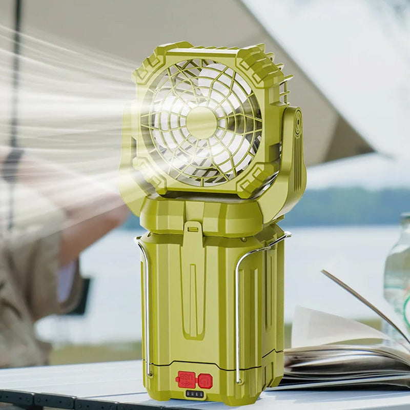 💡Solar LED Strong Light Outdoor Fan Lantern🔋