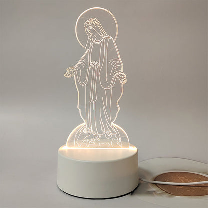 Jesus 3D Night Lamp & Religious Gifts