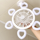 Quiet Ceiling Fan With Powerful Airflow And Light