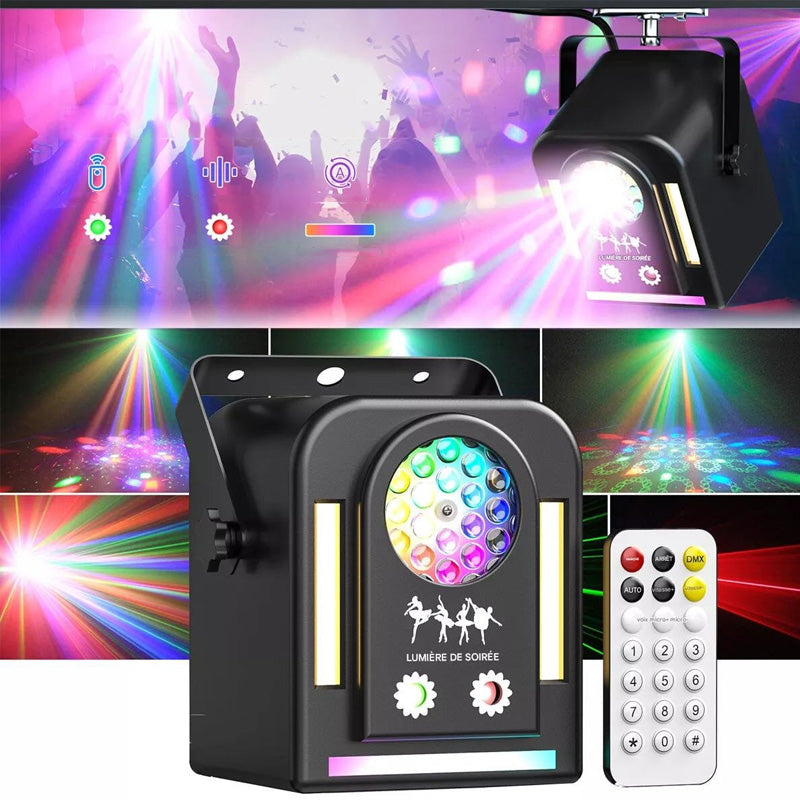 🔥Intelligent Music Beat Voice-activated Laser Ambient Light