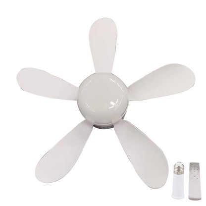 2-in-1 Remote-Controlled Ceiling Fan with LED Light