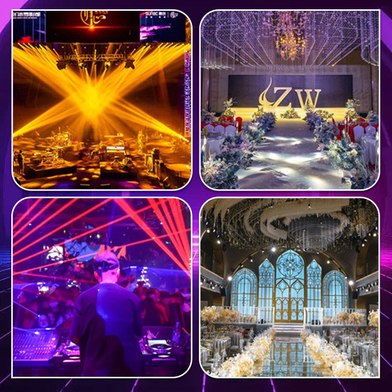 🎉🎆 One unit tops three! 3 in 1 LED Stage Lights Shocking on line