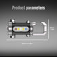 🔦💡 Keychain Flashlight – LED+COB dual light, 7 modes for every need. Ultra-light 29g – clip it on your keys or jacket. Never be caught in the dark again – safe walks, every time! 🚶✅