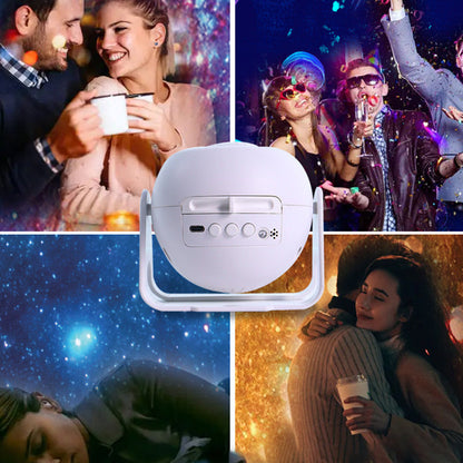 HD Adjustable 180° Rotating Galaxy Projector