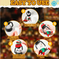 Mini Snowman Lantern with Hats and Scarves
