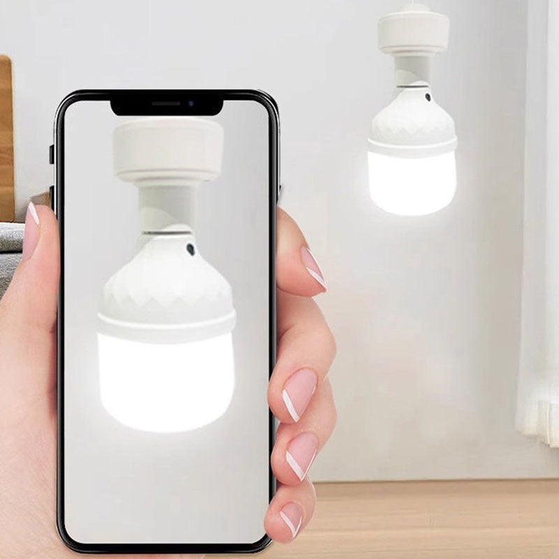 💡 BUY 2 GET 1 FREE! ✨ E27 Motion Sensor Light Socket - Auto On/Off with 180° Detection & 15s-10min Adjustable Delay for Energy Saving 🏠🔋