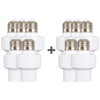 💡 BUY 2 GET 1 FREE! ✨ E27 Motion Sensor Light Socket - Auto On/Off with 180° Detection & 15s-10min Adjustable Delay for Energy Saving 🏠🔋