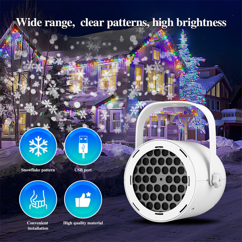 🔥Best Christmas Gift-🎅16-Pattern USB Christmas Projector Light✨