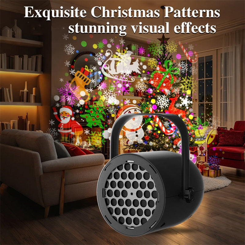 🔥Best Christmas Gift-🎅16-Pattern USB Christmas Projector Light✨