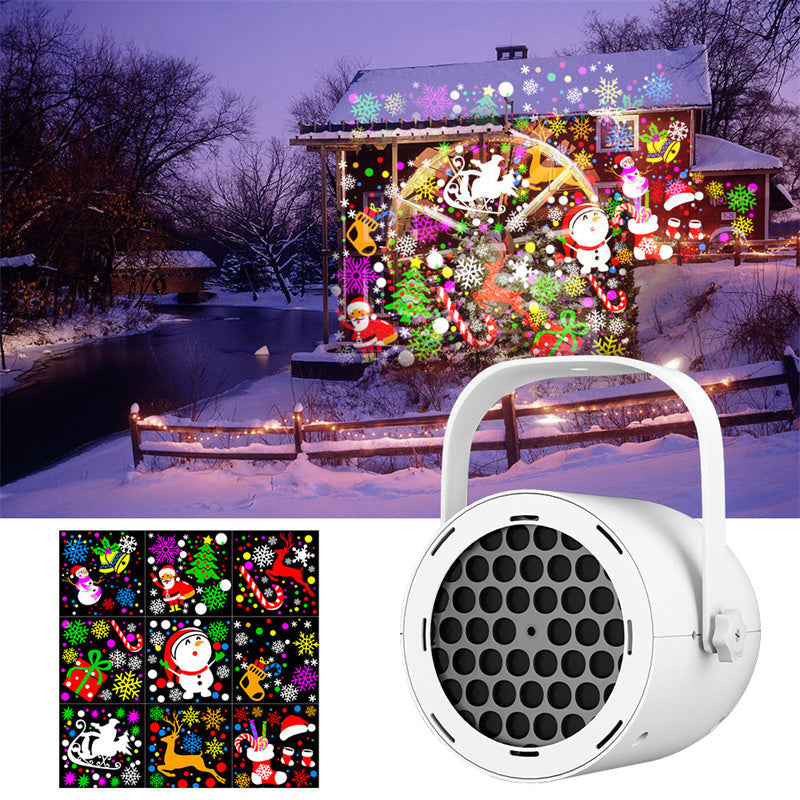 🔥Best Christmas Gift-🎅16-Pattern USB Christmas Projector Light✨