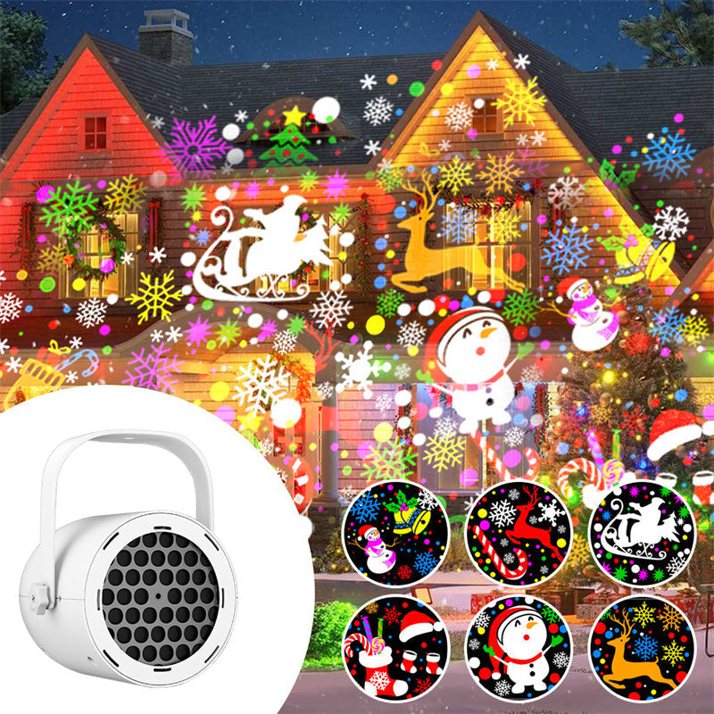 🔥Best Christmas Gift-🎅16-Pattern USB Christmas Projector Light✨