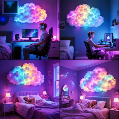 DIY USB-Powered Thundercloud LED Light Decor