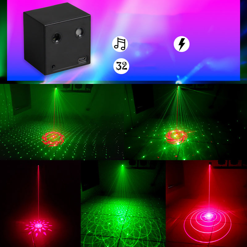 🔥Rechargeable & Portable RGB Laser Party Light