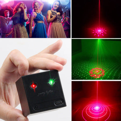 🔥Rechargeable & Portable RGB Laser Party Light