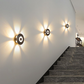 Modern LED Wall Sconce with Geometric Light Effect