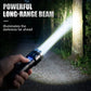 💎 Multifunctional Zoom LED Flashlight with Power Display – 500m Range, USB-C & 4 Lighting Modes