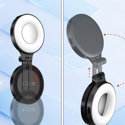 3-in-1 Magnetic Phone Light With Built-in Mirror