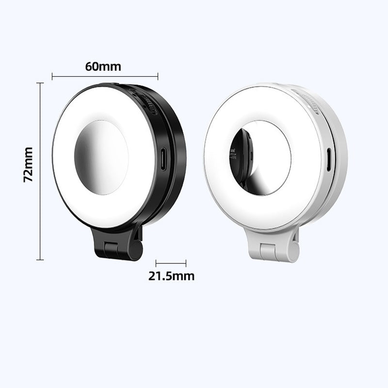 3-in-1 Magnetic Phone Light With Built-in Mirror