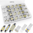 💡42-piece super bright LED car interior lighting set - plug & play upgrade for your car ✨