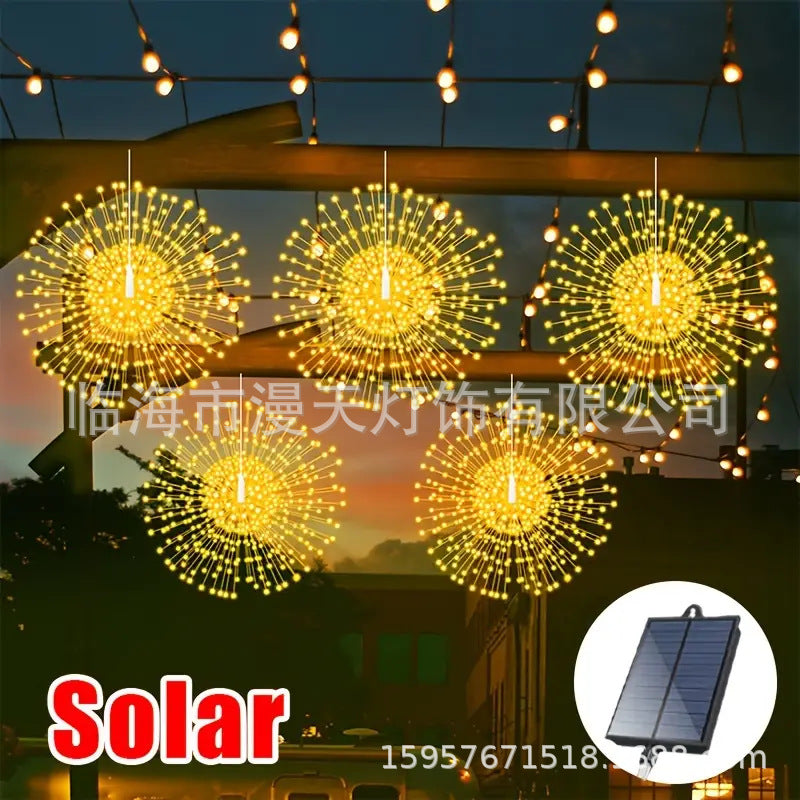 🔥Solar Firework String Lights for Yard & Parties