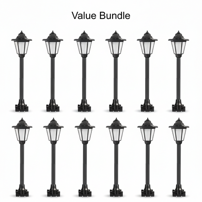 Vintage Solar-Powered Hexagonal Garden Lights