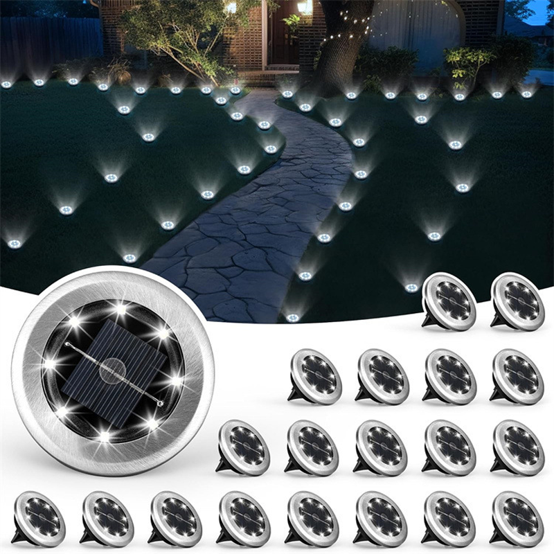 Outdoor Waterproof Solar Ground Light - 2 Pack/Set🏡💡