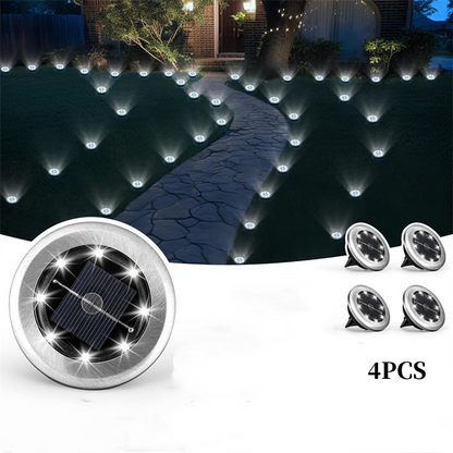 Outdoor Waterproof Solar Ground Light - 2 Pack/Set🏡💡